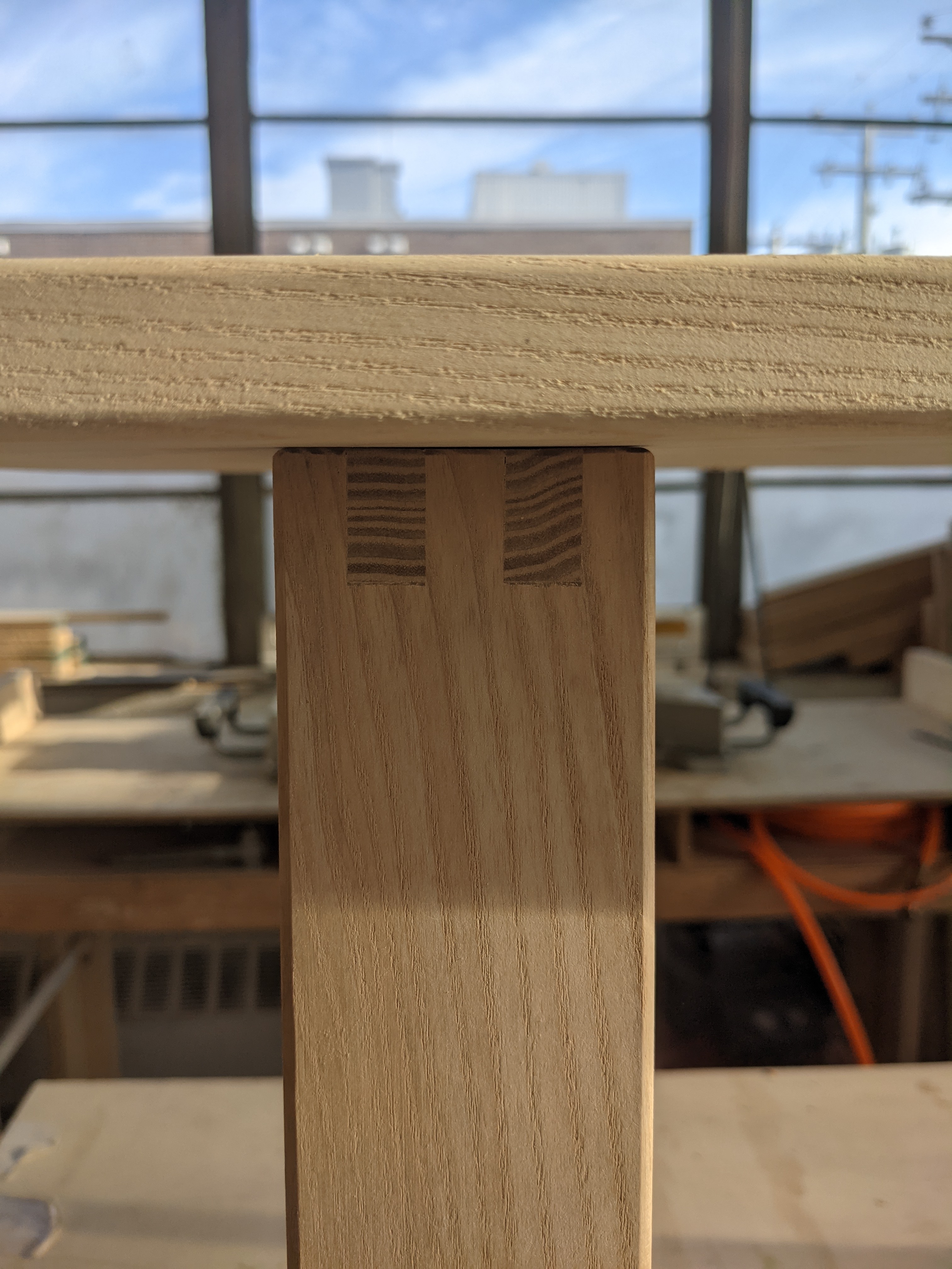 Table & banc en frêne — vue 3